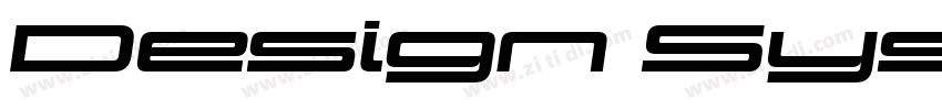 Design SystemB 900I字体转换